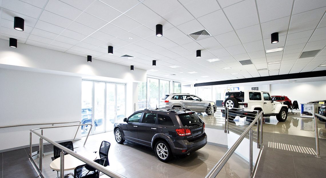 Commercial Lighting - car dealership