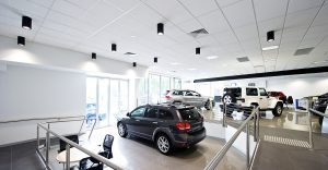 Commercial Lighting - car dealership